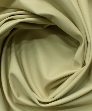 Ferrino Mizzoni Men's Terry Rayon Solids 3.75 Meter Unstitched Suiting Fabric (Beige)