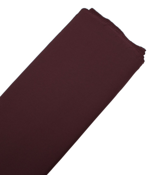 Italian Channel Men's Terry Rayon Solids  Unstitched Flowy Japanese 4 Way Stretchable Lachka Suiting Fabric (Dark Wine) - Image 4