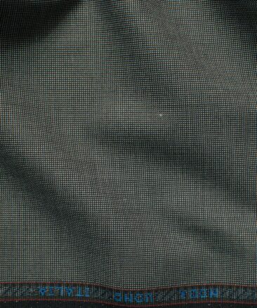 Rosseti Romano Men's Terry Rayon Structured 3.75 Meter Unstitched Suiting Fabric (Light Grey)