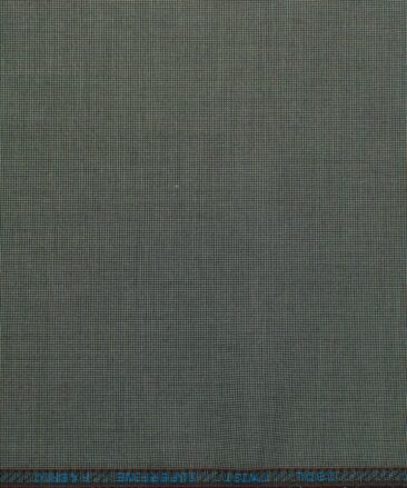 Rosseti Romano Men's Terry Rayon Structured 3.75 Meter Unstitched Suiting Fabric (Light Grey)