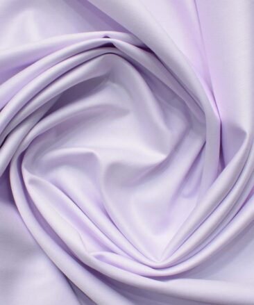 Siyaram's Men's Bamboo Solids 2.25 Meter Unstitched Shirting Fabric (Light Purple)