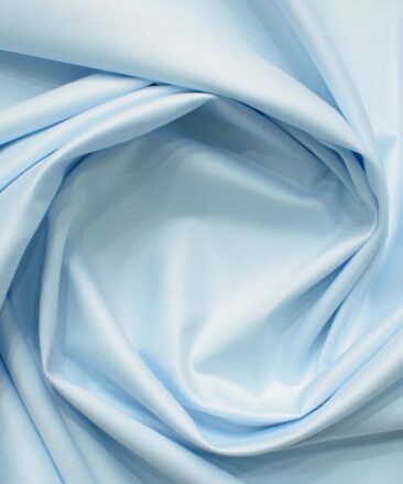 Siyaram's Men's Bamboo Solids 2.25 Meter Unstitched Shirting Fabric (Sky Blue)