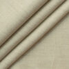 Linen Club Men's 100% Linen 30 LEA Structured 3.75 Meter Unstitched Suiting Fabric (Natural Beige)