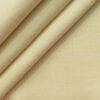 Linen Club Men's 100% Linen 30 LEA Solids 3.75 Meter Unstitched Suiting Fabric (Eggnog Beige)