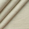 Linen Club Men's 100% Linen 30 LEA Self Design 3.75 Meter Unstitched Suiting Fabric (Ivory Beige)