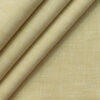 Linen Club Men's 100% Linen 30 LEA Self Design 3.75 Meter Unstitched Suiting Fabric (Latte Beige)