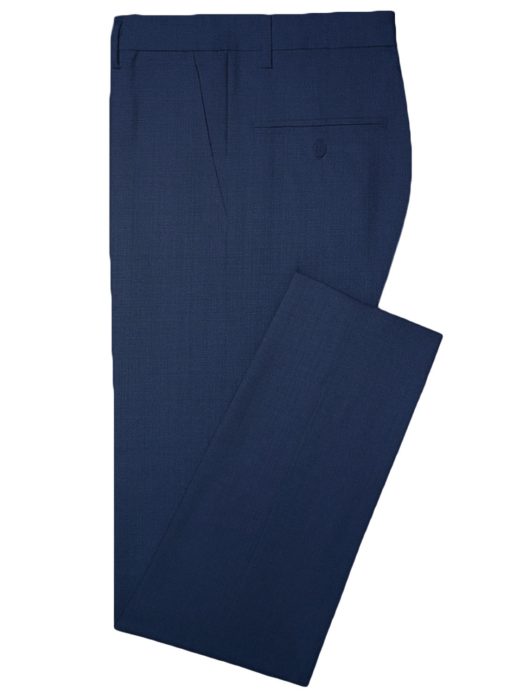 Cadini Men's 30% Wool Super 120's Solids  Unstitched Suiting Fabric (Dark Royal Blue) - Image 6