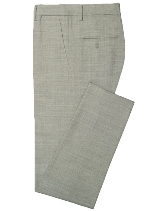 OCM Men's 35% Wool  Self Design  Unstitched Suiting Fabric (Grey) - Image 6