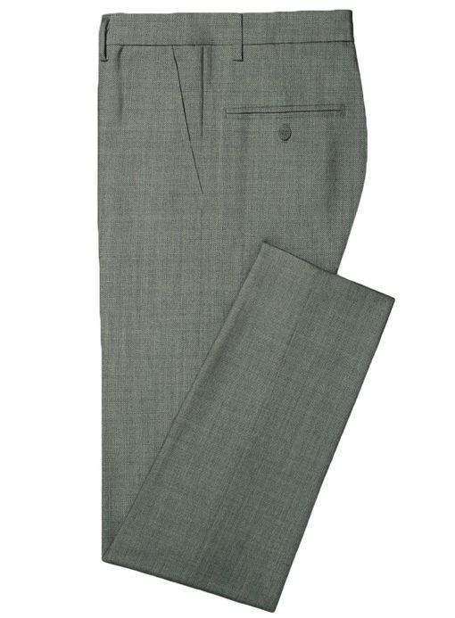 Raymond Men's 25% Wool Super 90's Self Design  Unstitched Suiting Fabric (Worsted Grey) - Image 6