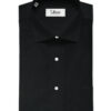 Birla Century Men's 70's Giza Cotton Solids 2.25 Meter Unstitched Shirting Fabric (Jet Black)