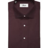 Birla Century Men's 70's Giza Cotton Solids 2.25 Meter Unstitched Shirting Fabric (Dark Wine)