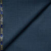 J.Hampstead Men's 60% Wool Super 140's Structured 1.30 Meter Unstitched Trouser Fabric (Aegean Blue)