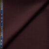 J.Hampstead Men's 60% Wool Super 130's Striped 1.30 Meter Unstitched Trouser Fabric (Dark Wine)