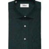 Luthai Men's Supima Cotton Self Design 2.25 Meter Unstitched Shirting Fabric (Dark Sea Green)