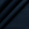 Linen Club Men's Linen Cotton  Solids 3.75 Meter Unstitched Suiting Fabric (Dark Blue)