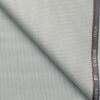 Cadini Italy Men's Polyester Viscose  Structured 3.75 Meter Unstitched Suiting Fabric (Light Grey)