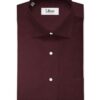 Canetti by Cadini Italy Men's Premium Cotton Printed  Unstitched Shirting Fabric (Maroon Red)