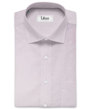 Canetti by Cadini Italy Men's Premium Cotton Printed  Unstitched Shirting Fabric (Pink)