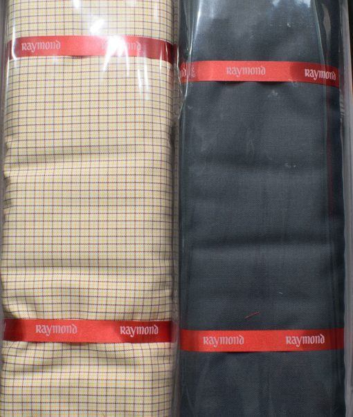 Raymond Combo Gift Pack of Unstitched Cotton Shirt & Trouser Fabrics - MRP 1999 - Image 11