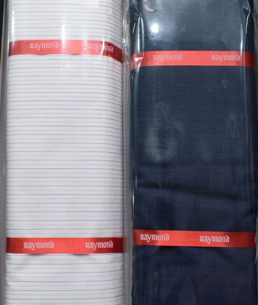 Raymond Combo Gift Pack of Unstitched Cotton Shirt & Trouser Fabrics - MRP 1999 - Image 6