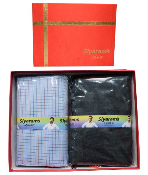 Siyaram's Combo Gift Pack of Unstitched Shirt & Trouser Fabrics (Pack of 10)