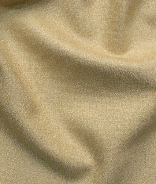 Italian Channel Men's Terry Rayon  Self Design  Unstitched Suiting Fabric (Beige)