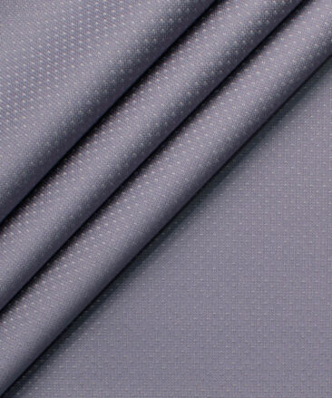 Italian Channel Men's Terry Rayon  Structured  Unstitched Suiting Fabric (Light Purple)