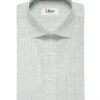 J.Hampstead Men's Premium Cotton Printed  Unstitched Shirting Fabric (White & Grey)