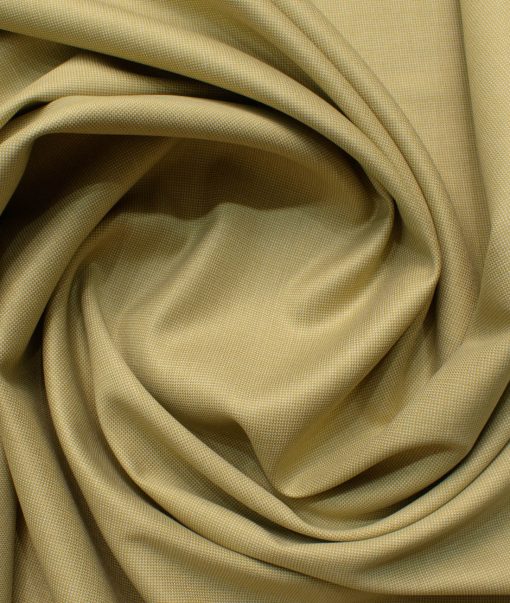 J.Hampstead Men's Terry Rayon  Structured  Unstitched Suiting Fabric (Beige) - Image 6