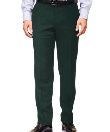 J.Hampstead Men's Terry Rayon  Solids  Unstitched Suiting Fabric (Dark Pine Green)