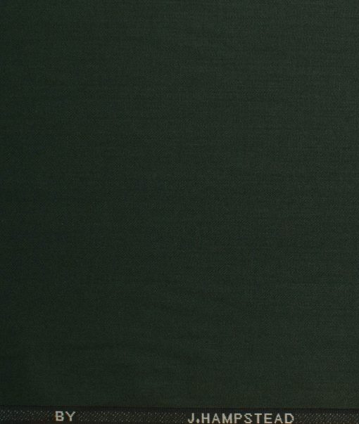 J.Hampstead Men's Terry Rayon  Solids  Unstitched Suiting Fabric (Dark Pine Green) - Image 7