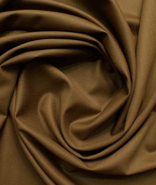 J.Hampstead Men's Terry Rayon  Solids  Unstitched Suiting Fabric (Mocha Brown) - Image 6