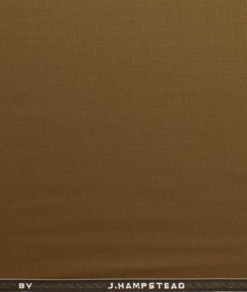 J.Hampstead Men's Terry Rayon  Solids  Unstitched Suiting Fabric (Mocha Brown) - Image 7