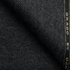 OCM Men's 100% Merino Wool Structured  2 Meter Unstitched Tweed Jacketing & Blazer Fabric (Blackish Grey)