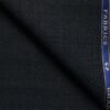 OCM Men's 45% Wool  Self Design  Unstitched Suiting Fabric (Dark Worsted Blue)