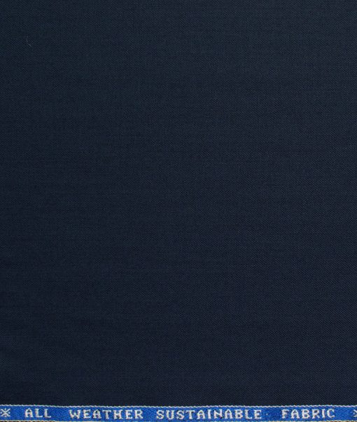 Raymond Men's 20% Wool  Solids  Unstitched Suiting Fabric (Dark Blue) - Image 6