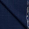 Raymond Men's 20% Wool  Checks  Unstitched Suiting Fabric (Dark Royal Blue)