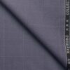 Raymond Men's Polyester Viscose  Checks  Unstitched Suiting Fabric (Lavender Purple)