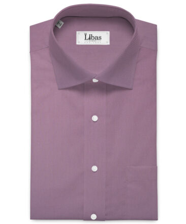 Burgoyne Men's Giza Cotton Solids  Unstitched Shirting Fabric (Bouquet Purple)