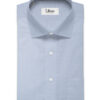 Burgoyne Men's Giza Cotton Self Design  Unstitched Shirting Fabric (Sky Blue)