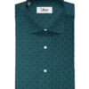 Cadini Men's Premium Cotton Printed  Unstitched Shirting Fabric (Dark Sea Green)