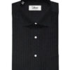 Cadini Men's Premium Cotton Printed  Unstitched Shirting Fabric (Black)