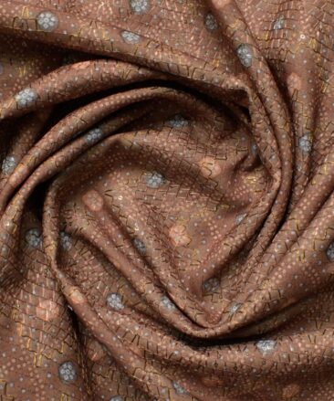 Blazer or Indowestern Ethnic Fabric (Brown)