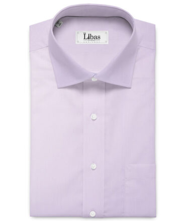 Cadini Men's Bamboo Micro Solids  Unstitched Shirting Fabric (Lavander Purple)