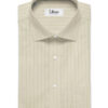 Cadini Men's Bamboo Micro Striped  Unstitched Shirting Fabric (Beige)