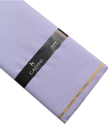 Cadini Men's Cotton Structured  Unstitched Shirting Fabric (Purple)