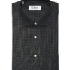 Raymond Men's Premium Cotton Checks  Unstitched Shirting Fabric (Black & White)