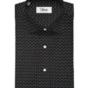 Raymond Men's Cotton Printed  Unstitched Shirting Fabric (Black & Beige)