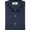 Raymond Men's Cotton Printed  Unstitched Shirting Fabric (Dark Royal Blue)