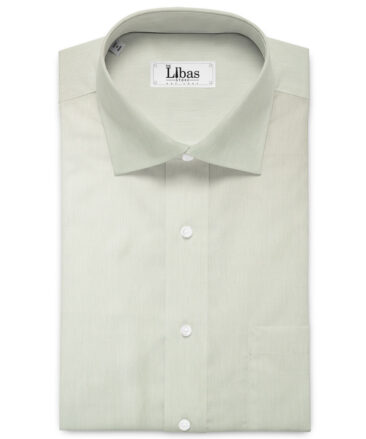 Raymond Men's 100% Pure Linen 60 LEA Solids  Unstitched Shirting Fabric (Light Pistachios Green)